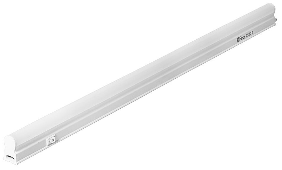 фото Светильник линейный светодиодный ДПО белый 9Вт 800Лм холодный белый свет 6500К AL5038, 48143