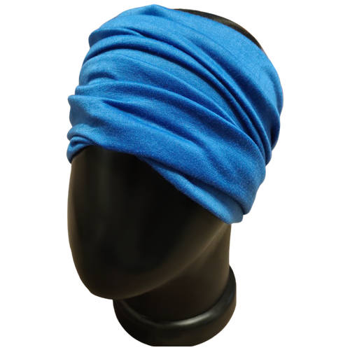 Бандана Onecircle бафф голубой, размер безразмерная, голубой повязка на голову эластичная голубая harizma h10519