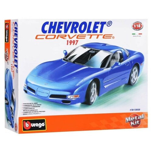 Chevrolet Corvette (1997) 1:18 Bburago сборная модель автомобиля Metal Kit