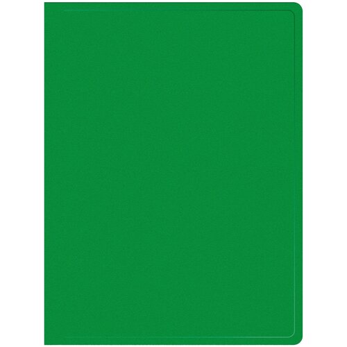 Папка метал. зажим Buro -ECB04CGREEN A4 пластик 0.5мм зеленый