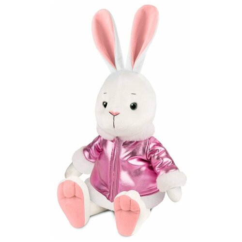 игрушка mt mrt02225 1 20 кролик тони в шарфе 20 см maxitoys белый игрушка 20 см Мягкая игрушка Крольчиха Молли в шубке 25 см Maxitoys Luxury MT-MRT02225-3-25