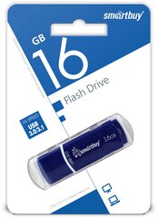 Флеш-накопитель USB 3.0/3.1 Gen1 Smartbuy 16GB Crown Blue (SB16GBCRW-Bl)