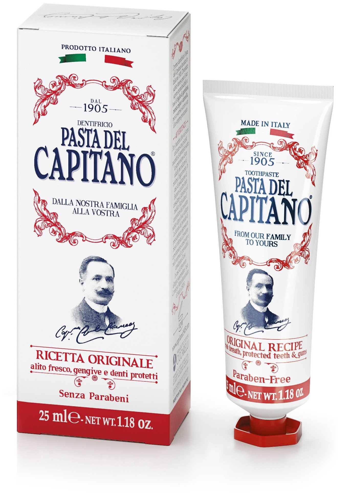 Pasta del Capitano Зубная паста 1905 Original Recipe / 1905 Оригинальный рецепт 75 мл