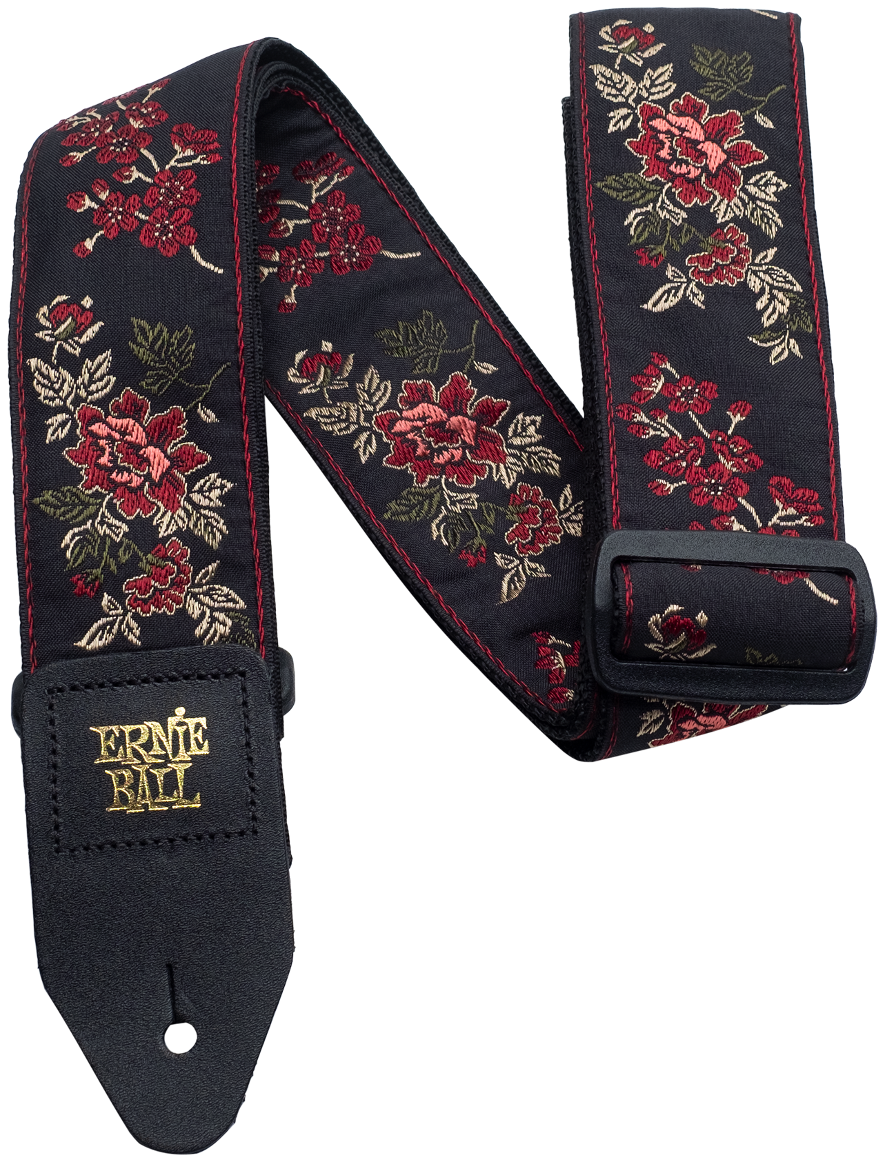 ERNIE BALL 4142 гитарный ремень Red Rose Jacquard