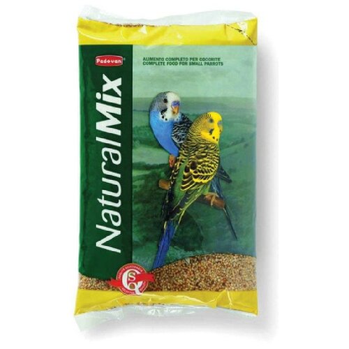 PADOVAN NATURALMIX COCORITE корм для волнистых попугаев (1 кг х 2 шт) padovan корм naturalmix cocorite для волнистых попугаев 5кг