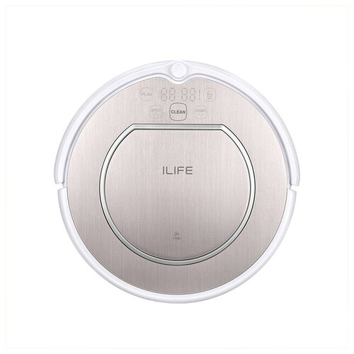 Робот-пылесос ILIFE V55Pro влажная и сухая уборка 5 режимов уборки смарт управление уборка серый цвет 899000₽
