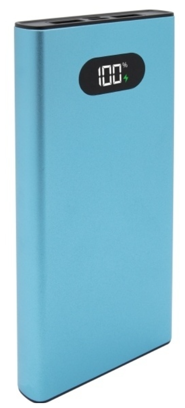 Аккумулятор внешний универсальный TFN 10000mAh Blaze LCD PD 22.5W blue - фото №7