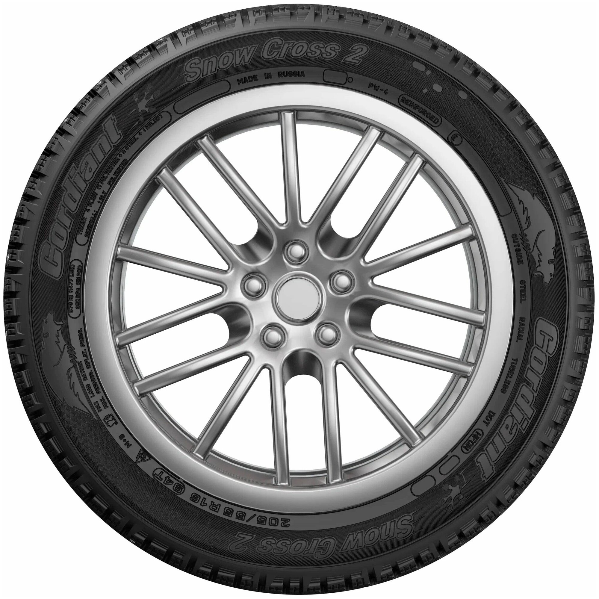 Автомобильные шины Cordiant Snow Cross 2 205/55 R16 94T