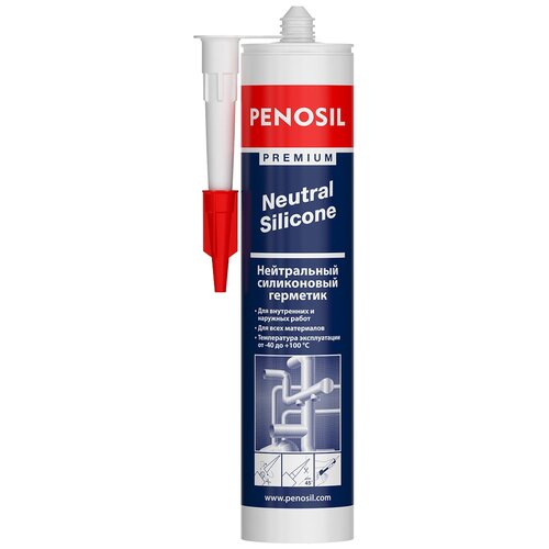 Герметик Penosil Premium Neutral Silicone нейтральный 280 мл. прозрачный 340 гр
