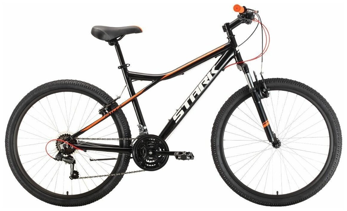 Велосипед Stark Slash 26.1 V (2022) 14.5" черный/оранжевый