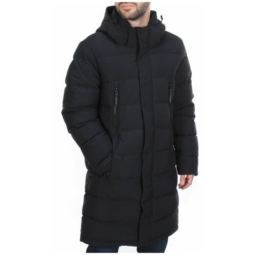 фото Куртка мужская зимняя удлиненная тем син 4102 р.48 не определен