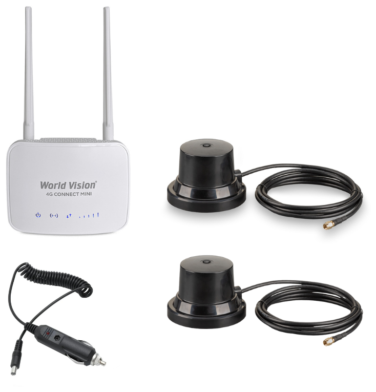 Роутер 3G/4G-WiFi World Vision Connect Mini с двумя антеннами для машины