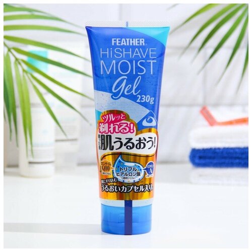 Увлажняющий гель для бритья Feather 