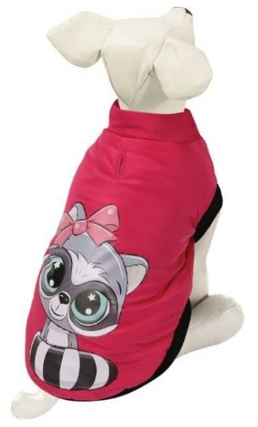 Triol Попона утепленная для собак серия BE TRENDY "Милашка" розовая, размер L (35см) - фотография № 2