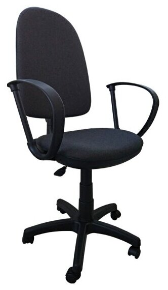 Кресло офисное Helmi HL-M30 "Престиж", ткань черная