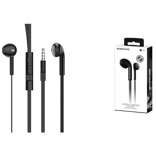 Наушники BOROFONE BM-23 Bright sound 35мм цвет черная 46400₽
