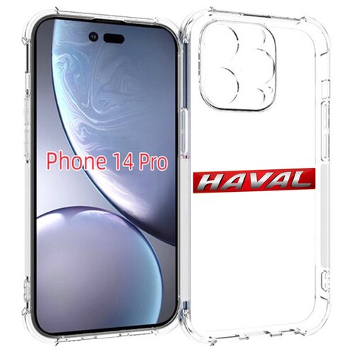 Чехол MyPads haval-хавэйл для iPhone 14 Pro задняя-панель-накладка-бампер