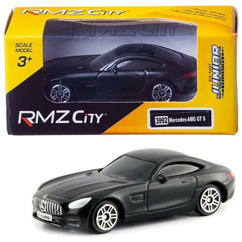 Машина металлическая RMZ City 1:64 Mercedes-Benz GT S AMG 2018 машина металлическая rmz city 1 64 mercedes benz gt s amg 2018 без механизмов серый матовый цвет