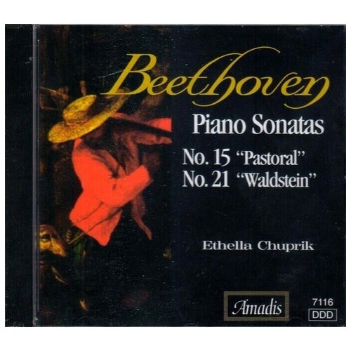 Beethoven - Piano Sonatas N15 Pastoral N21 Waldstein - < Amadis CD Чехия (Компакт-диск 1шт) бетховен