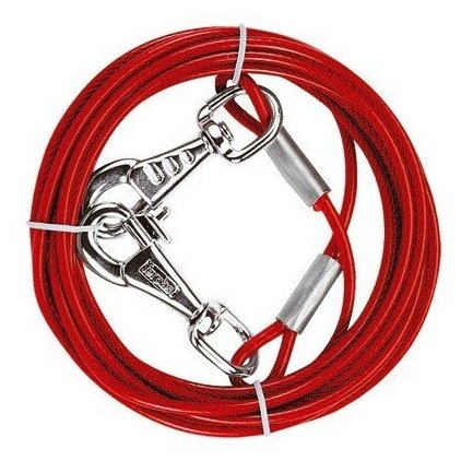 фото Поводок для собак Ferplast PA 5985, Трос привязной уличный 300 см