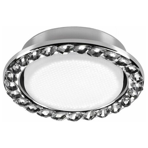 Светильник встраиваемый GX53 хром 40x105MM 1/20