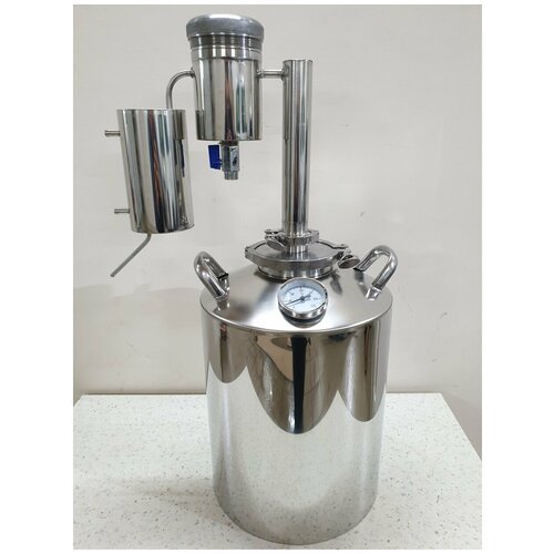 Дистиллятор Лидер 4 с двумя кламповыми соединениями 20 л 1085300₽