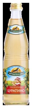 Лимонад Черноголовка "Буратино" в стеклянной бутылке 1 л - фотография № 10