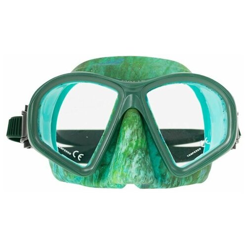 маска для плавания aquadiscovery camo green зеркальная Маска для плавания MARLIN MATTE 2.0 CAMO Green