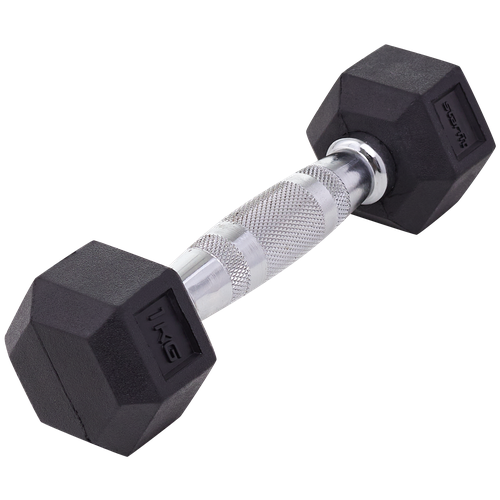 Гантель неразборная Starfit db-301 черный