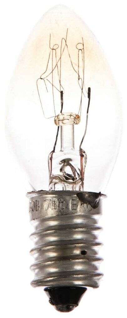 Запасная лампа накаливания для ночников Camelion DP-704 BL-4 прозрачная, 220V, 7W, Е14 7077 - фотография № 1