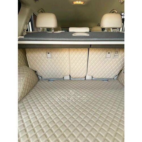 3D коврики из экокожи в багажник для Lexus GX 460 J150 5 мест (рестайлинг, 2 п-е, 2013 - 2023) / 3Д коврики из экокожи в багажник для Лексус ГХ 460 J150 5 мест (рестайлинг, 2 п-е, 2013 - 2023)