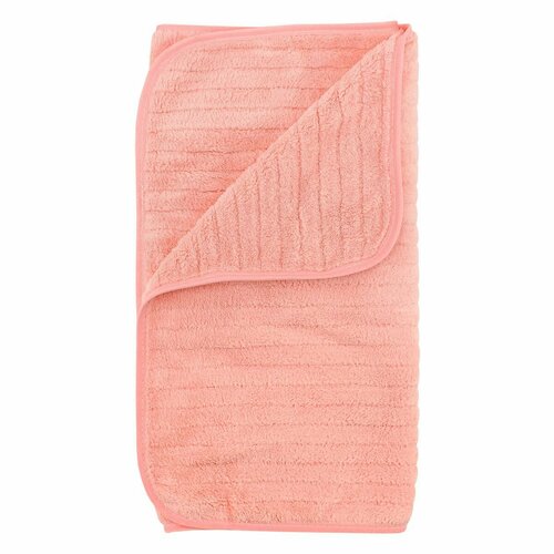 Полотенце из микрофибры BRAVO Каскад с петелькой 34*75 см / 1 шт, персиковое, для кухни, мебели, машины, салфетка универсальная, салфетка из микрофибры