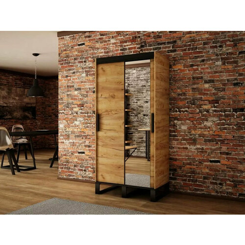 Шкаф-купе ФМ мебель Гранд RV1, двухстворчатый, механизм Top Line, без зеркал, 120*45*220