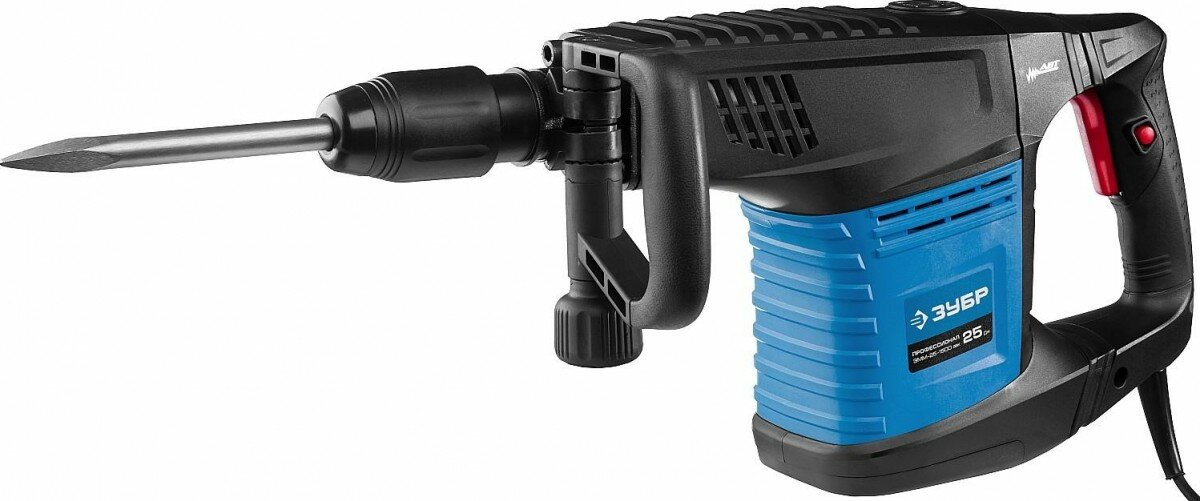 Молоток отбойный Зубр ЗММ-25-1500 ЭВК 1500 Вт, SDS-Max