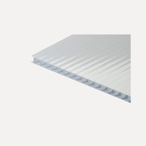 Изображение товара Сотовый поликарбонат, толщина 4 мм, белый (молочный), размер 2,1х6 м