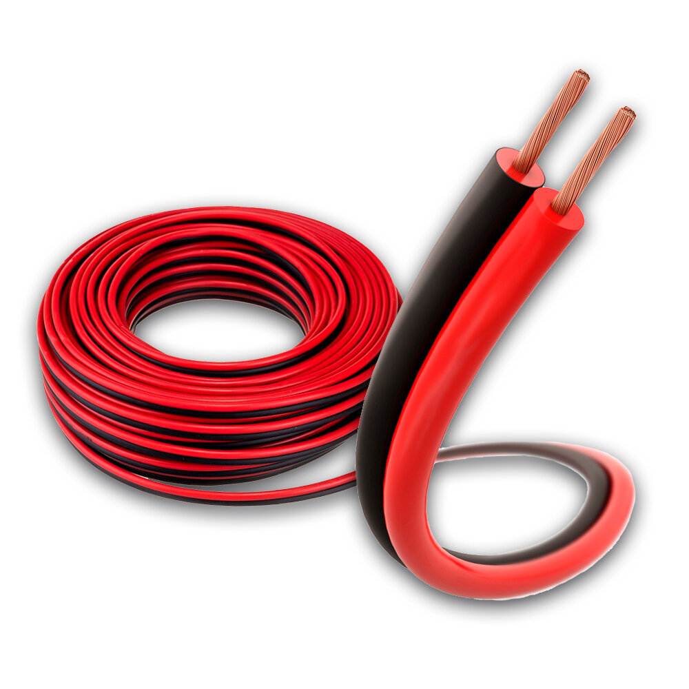 Кабель акустический Pro Legend 2 x 1.5мм2 омедненный красно-черный 10м