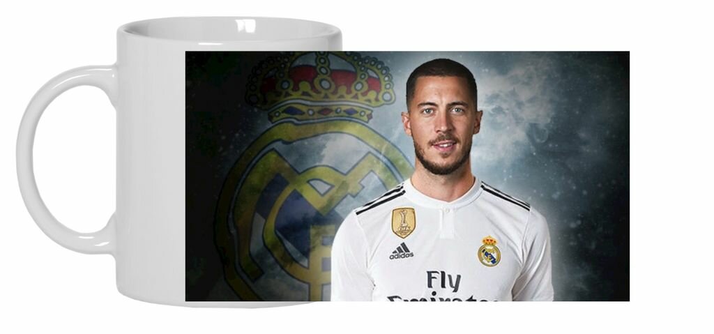 Кружка Эден Мишель Азар, Eden Michael Hazard №3, кружка-хамелеон
