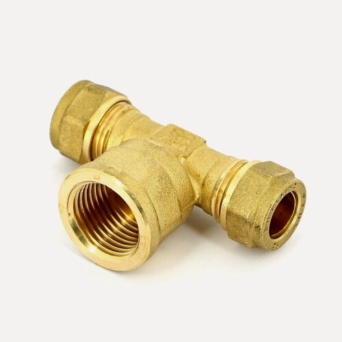 Изображение товара Тройник НР 18 x 1/2" x 18 обжим TIEMME