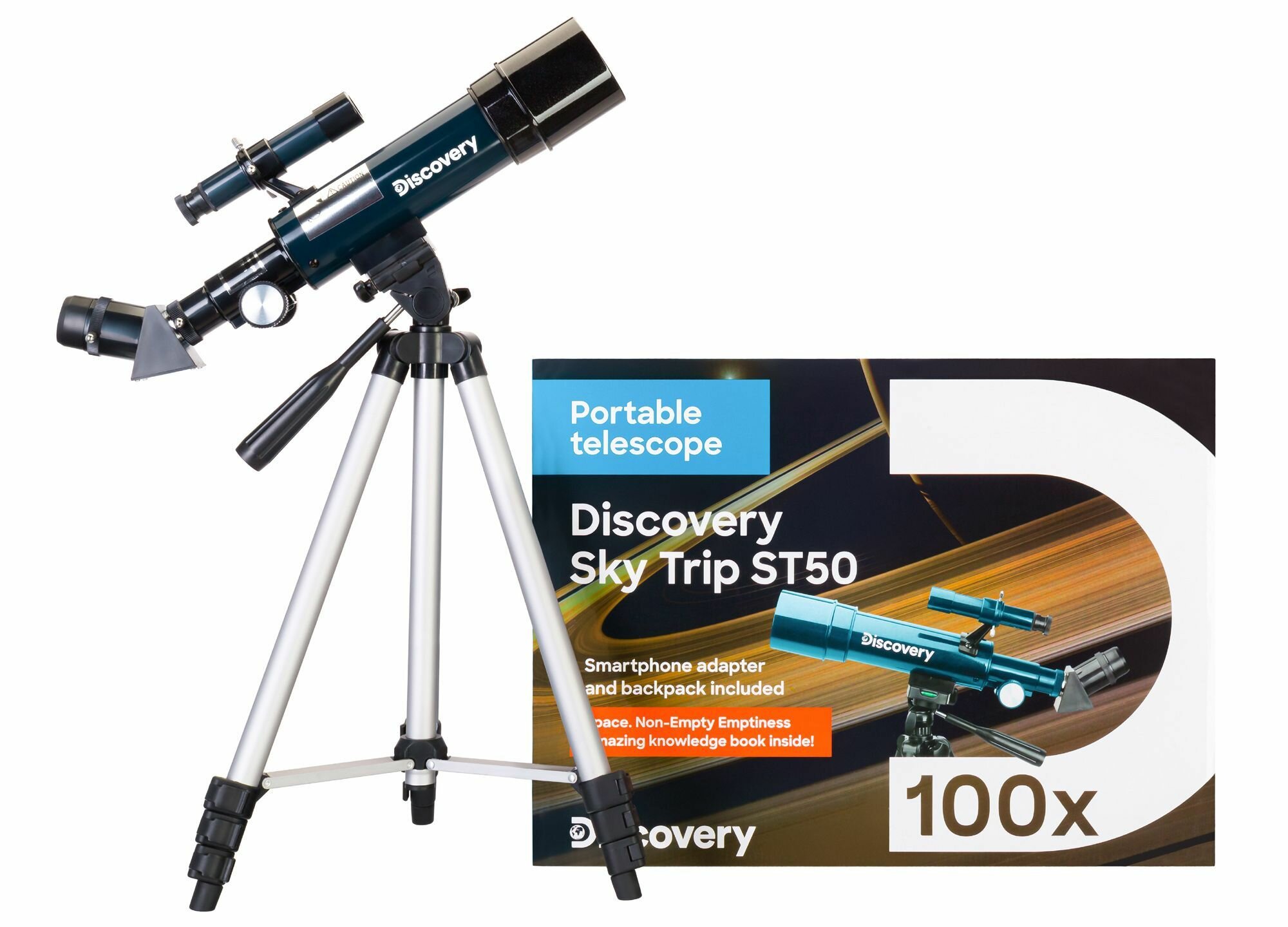 Телескоп Levenhuk Discovery Sky Trip ST50 с книгой — фото 1
