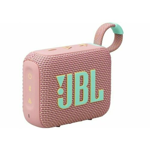 Портативная колонка JBL Go 4 JBLGO4PINK розовая 6464₽