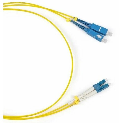 Патч-корд волоконно-оптический Hyperline FC-D2-9-LCUR-SCUR-H-1M-LSZH-YLv 10m 900₽