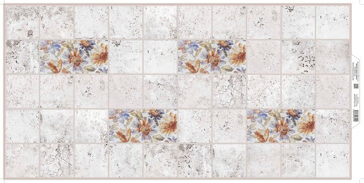 фото Панель листовая ПВХ 480х960 мм Альпийский сад