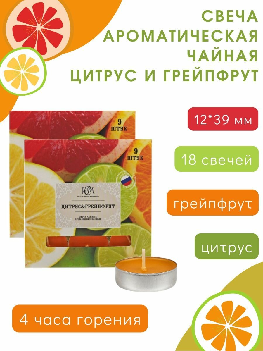 Чайные ароматические свечи 