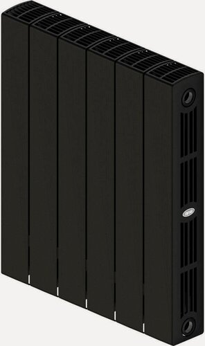 Изображение товара Биметаллический радиатор Rifar SUPReMO 500х6 антрацит