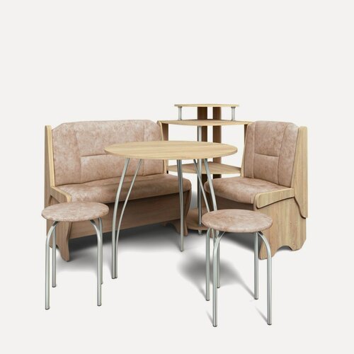 Изображение товара Кухонный набор Лилия Дуб Сонома/В. Латте/Серебро/Дуб Сонома