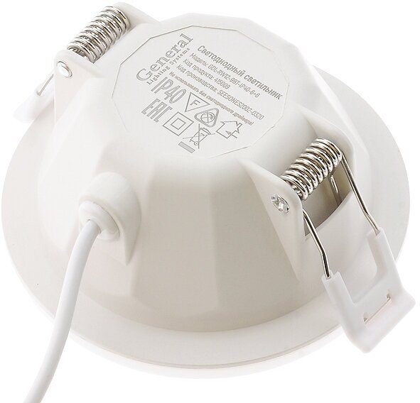 Светодиодный светильник встраиваемый GDL-RW12-9BT-IP40-6+6 General - фото №8