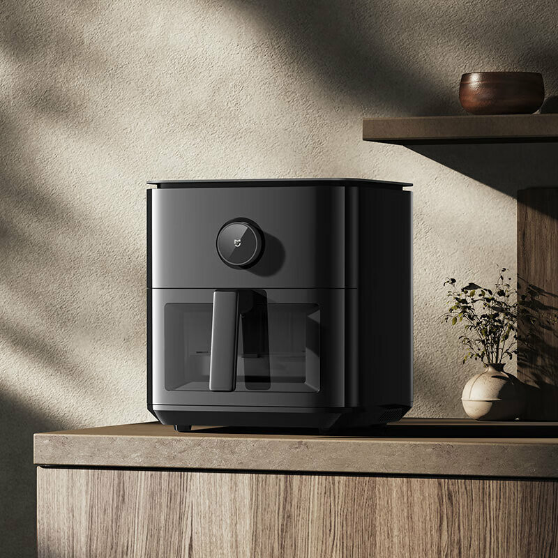 Xiaomi MAF09, воздушная фритюрница, полностью автоматическая, нежная обжарка без переворачивания, большая емкость 6,5 литров, черный