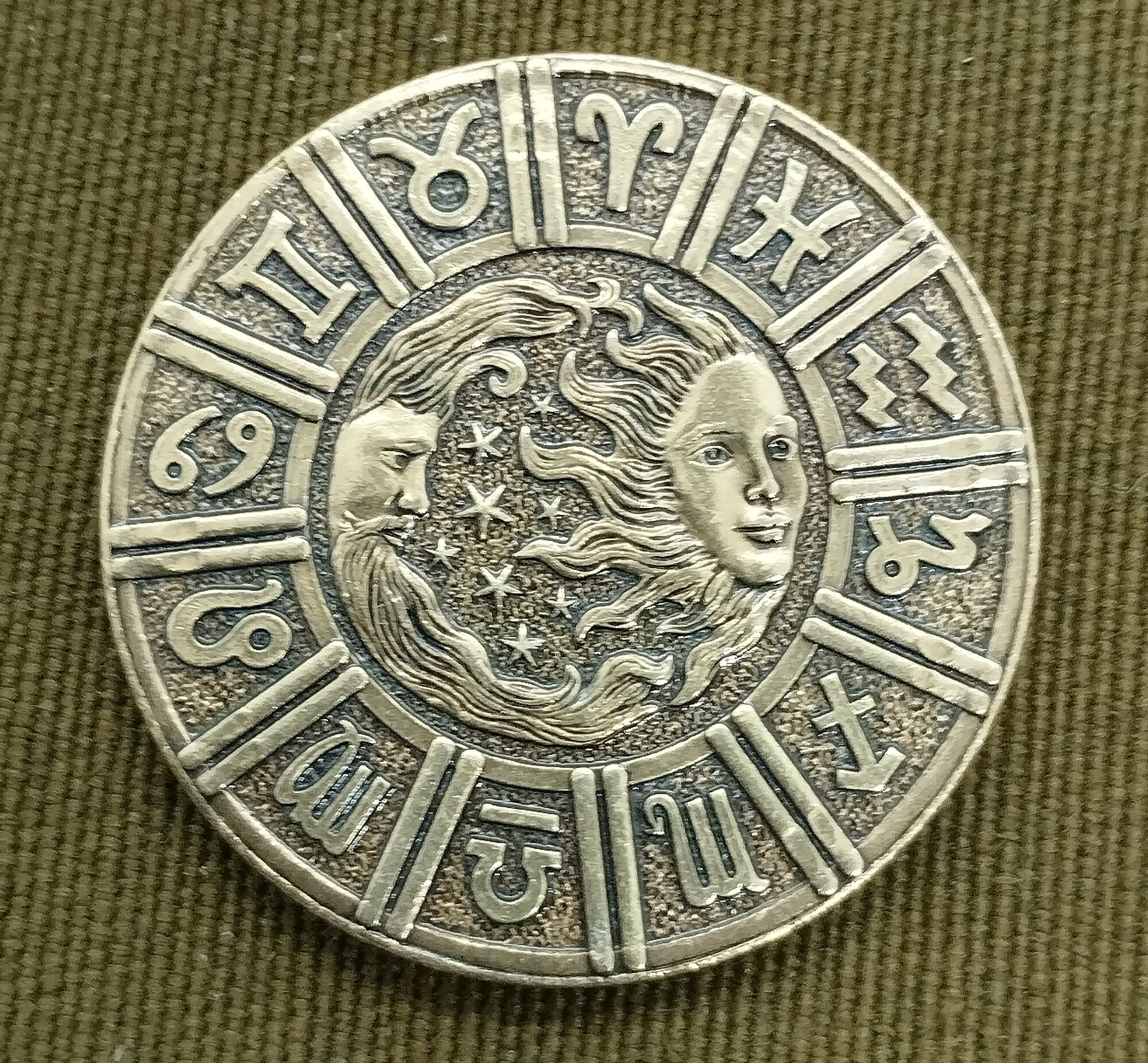 Монета Змея 2025, латунь — фото 1