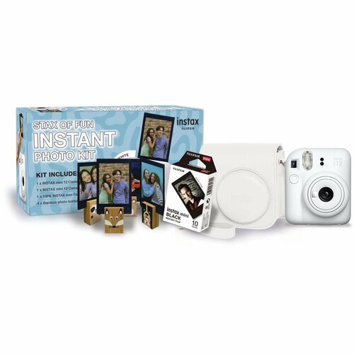 Фотоаппарат Fujifilm Instax Mini 12 Белый подарочный набор Stax of Fun 19600₽