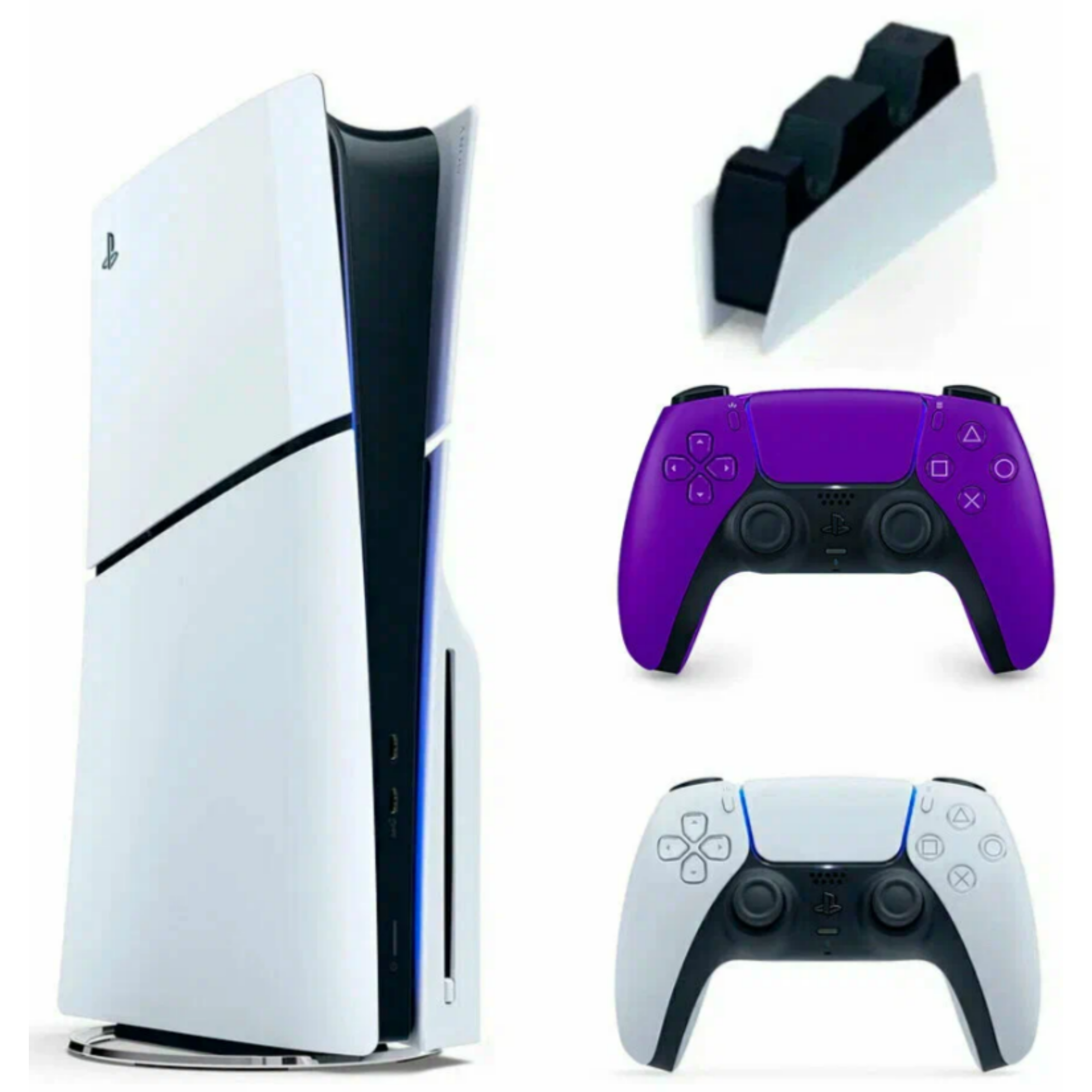 Игровая приставка Sony PlayStation 5 Slim c дисководом фиолетовый геймпад игра UFC 5